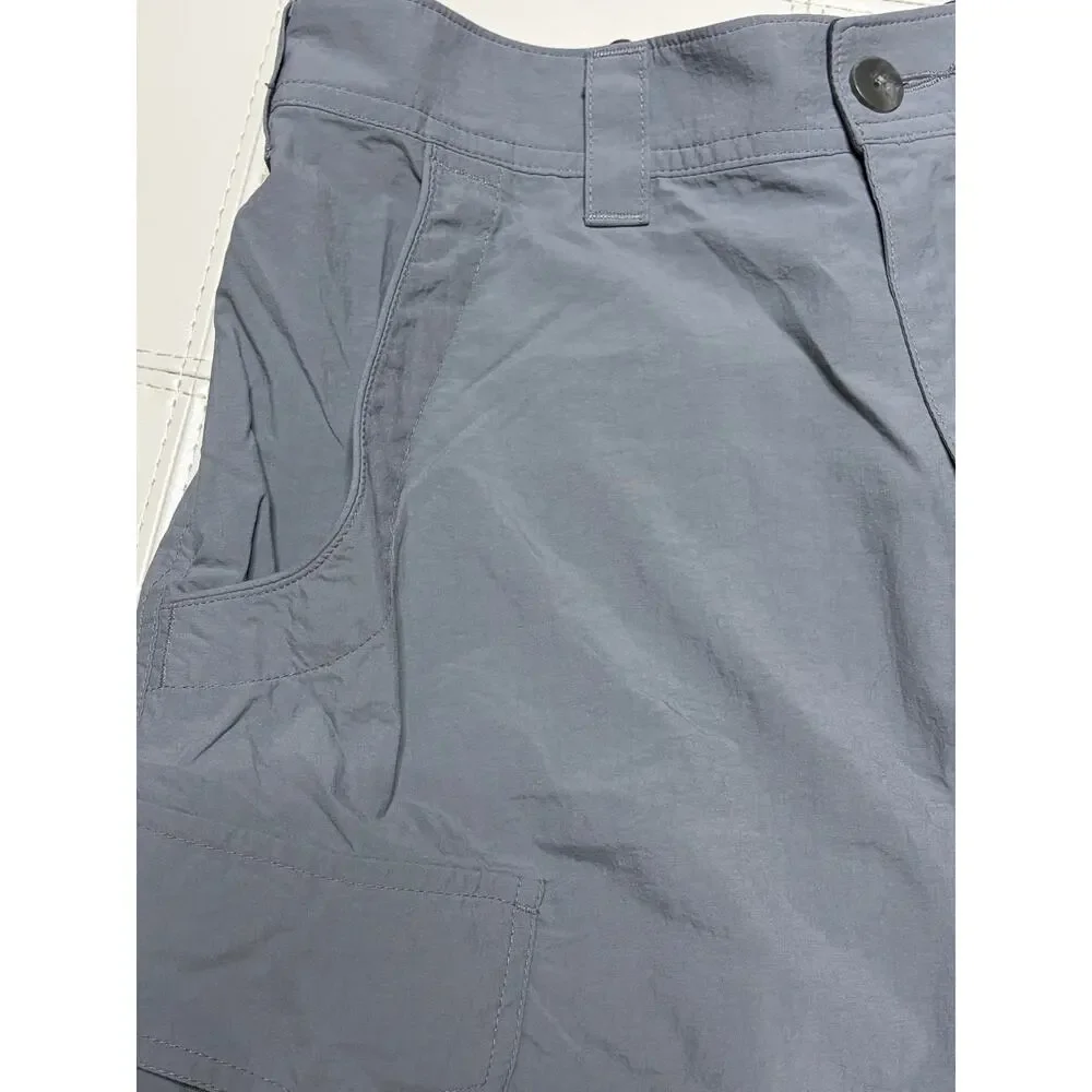REI Co-op Men's Sahara Cargo Hiking Gray Shorts size Medium